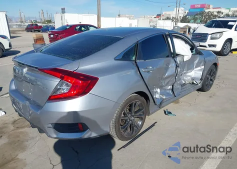 2019 Honda Civic Sport z USA, uszkodzony, nr VIN 2HGFC2F85KH532841